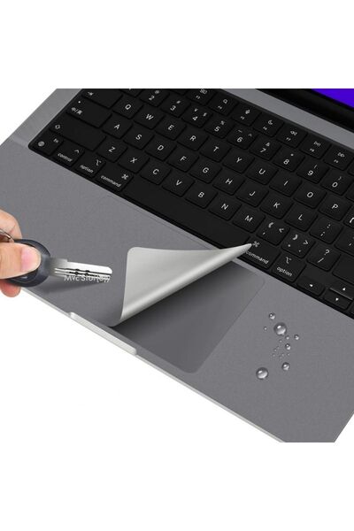 Mcstorey Macbook Pro 16inç Touchpad Trackpad Sticker Film Koruyucu (2019 Yılı Cihazı) A2141 ile Uyumlu