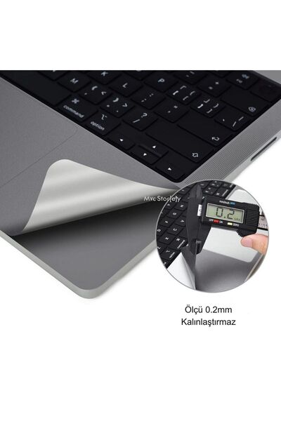 Mcstorey Macbook Pro 16inç Touchpad Trackpad Sticker Film Koruyucu (2019 Yılı Cihazı) A2141 ile Uyumlu