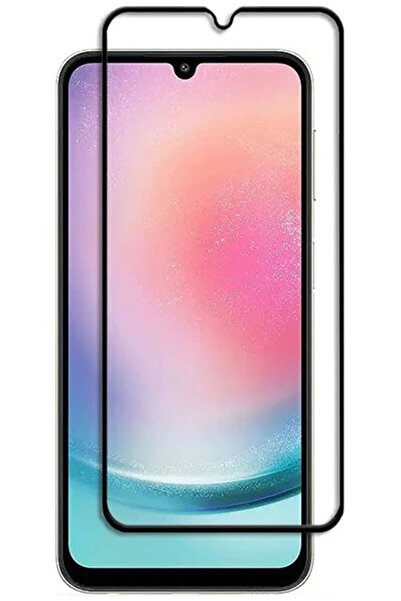 CEPSTOK Samsung Galaxy A24 Kırılmaz Cam 5d Tam Kaplayan 9h Temperli Ekran Kor...