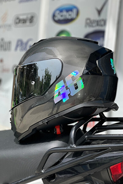 Banxtre Motor için Dekoratif Hologram Sticker 46 Yazısı (1 Adet )