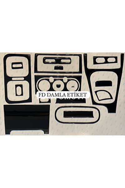 FD OTOMOTİV رينو لاجونا 1 طقم طلاء ماهوجني بيانو أسود اللون
