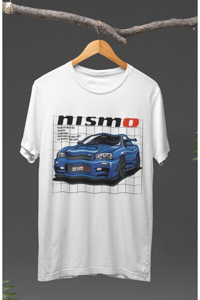 Fuddy Moda Unisex Nismo Nissan Skyline GT-R34 majica sa printom, majica sa te...