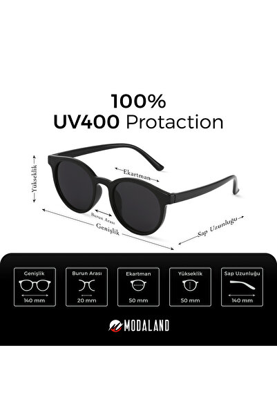 ModaLand Siyah Çerçeve Mavi Işık Koruyucu Gözlük