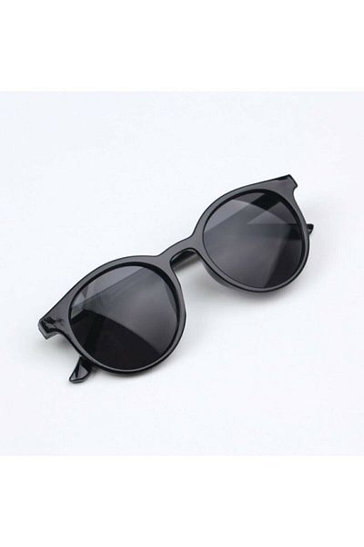 ModaLand Black Round Erica Model Sunglasses