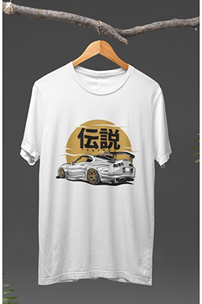 Fuddy Moda Unisex Legend Toyota Supra Štampano T-shirt , majica na temu autom...