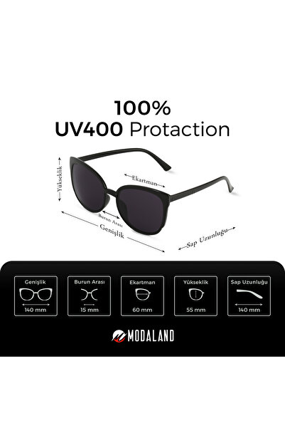 ModaLand Eleta Black Güneş Gözlüğü