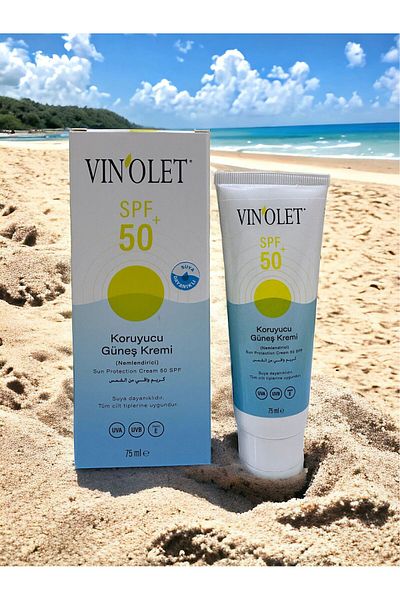 Vinolet Spf 50 High Protective Anti-Blemish Sunscreen 75 ml