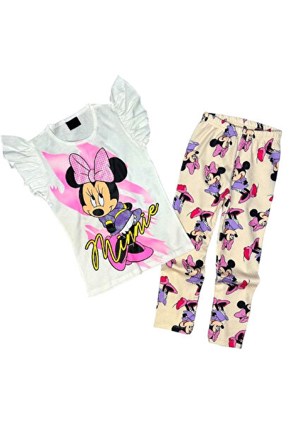 KAMİKAM Letnji set za devojčice Pamučni džersej - Visok kvalitet