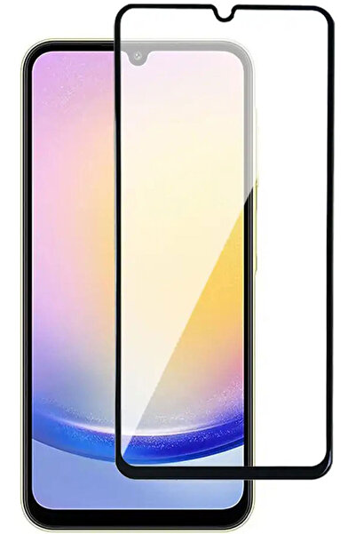 CEPSTOK Samsung Galaxy A25 Kırılmaz Cam 5D Tam Kaplayan 9H Temperli Ekran Kor...