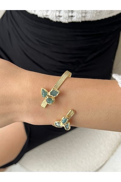 Crystalclem Aventurine Natural Stone Bracelet No:9 Special Design