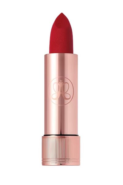 Anastasia Beverly Hills أحمر شفاه أنستازيا بيفرلي هيلز ساتان أحمر شفاه ملكي أحمر ساتان