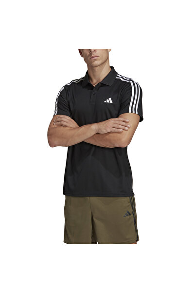 adidas Tricou polo de antrenament din piqué Training Essentials cu 3 dungi