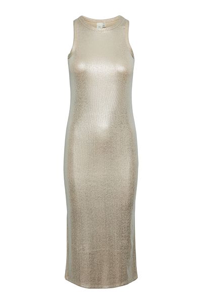 YAS. YASRACCI SILVER SL MIDI DRESS S