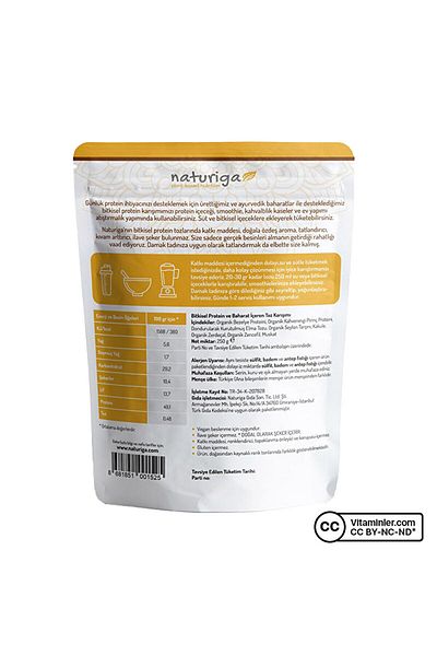 Naturiga 250 Gr Ayuvedik Protein Mix
