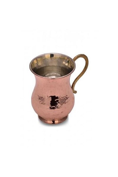 TURNA BAKIR Cordless Mug Hand Forged 300 ml Red Turna0451-1