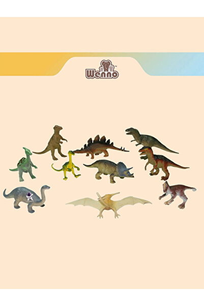 cayenna Animal Planet Jurassic World Dinazor Figürleri 10'lu Set