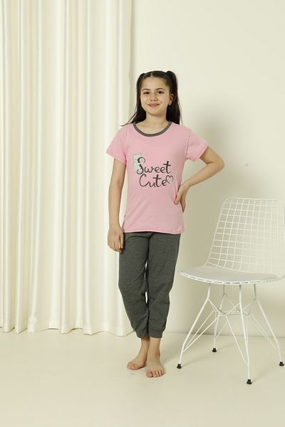 FAMES PİJAMA Summer Children's Pajama Set