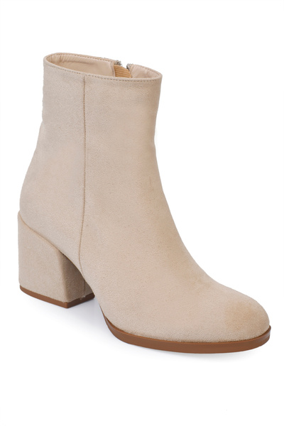 Capone Outfitters Γυναικείες μπότες με στρογγυλό φερμουάρ