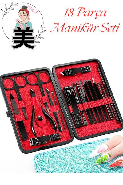 Modo Di Bellezza 18-Piece Manicure Pedicure Set