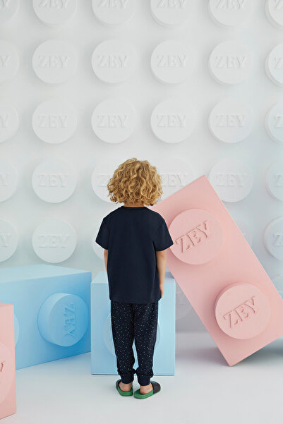 ZEYZEY 8662 Men's Printed 3-Piece Pajama Set