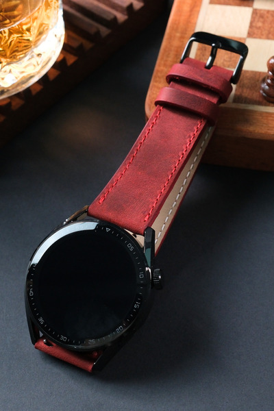 vagave 22MM Leather Cord For Fossil Omega Seiko Citizen Lacoste Tissot Leather Watch Strap