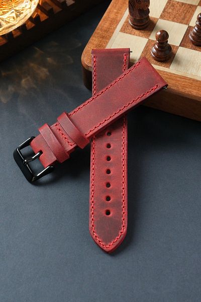 vagave 22MM Leather Cord For Fossil Omega Seiko Citizen Lacoste Tissot Leather Watch Strap