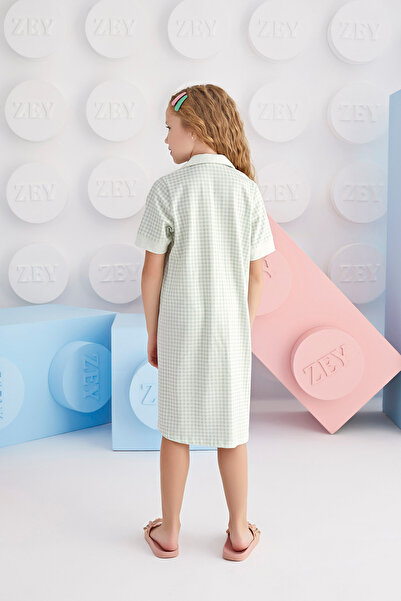 ZEYZEY 8679 GIRL'S BUTTONED TUNIC