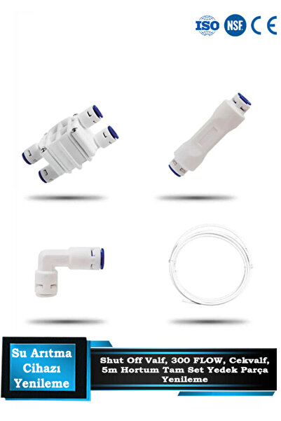 Sumarkt Tüm Su Arıtma Cihazları İçin Parça Yenileme Ve Bakım Kiti Shut Off - ...