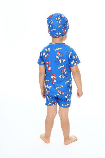 mikam Set costum de baie Boneli pentru baieti - 3 piese, pantaloni scurti cu mânecă scurtă, sezon nou
