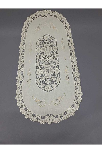 Başak Ev Tekstili 80 cm x 40 cm WC Runner și Service de masă de capăt