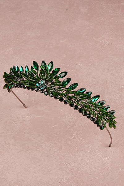 Limelia Νυφικό στέμμα με κρυστάλλινη πέτρα για γάμο Πριγκίπισσα νύφη στολή Cr...