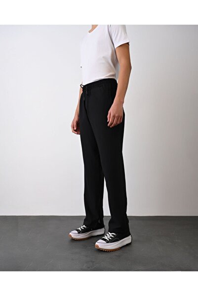 TÜZeMEN Baggy Length Ankle Zippered Relaxed Cut Jogger Pants