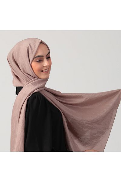 ipekistanbul Βαμβακερό σάλι Voile - Dark Mink