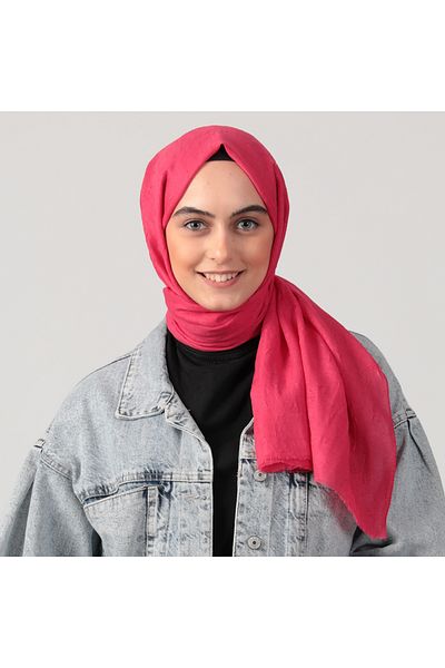 ipekistanbul Cotton Shawl - Fuchsia