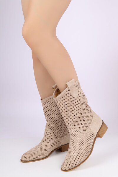 Tibu Ayakkabı Alex κοντά καλοκαιρινά μποτάκια - Μπεζ