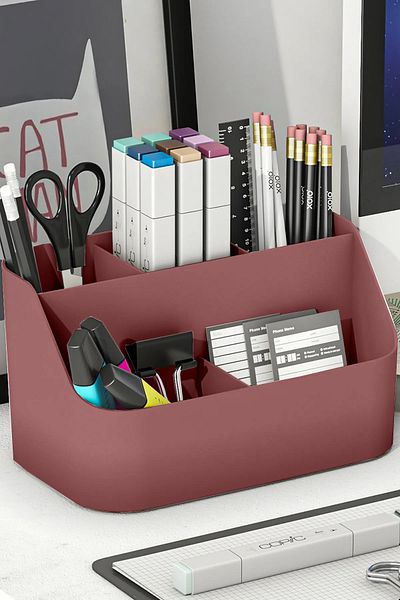 DOVİHOME Θήκη για στυλό Pemala Desktop Pen Organizer Dusty Rose