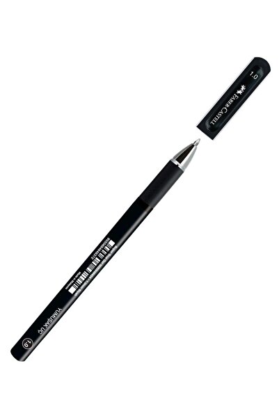 Faber Castell Super True Gel 1.0 mm İmza Kalemi Siyah 10`lu KUTU