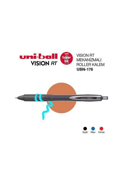 Uni Bal Ub-176 Roller Pen Black