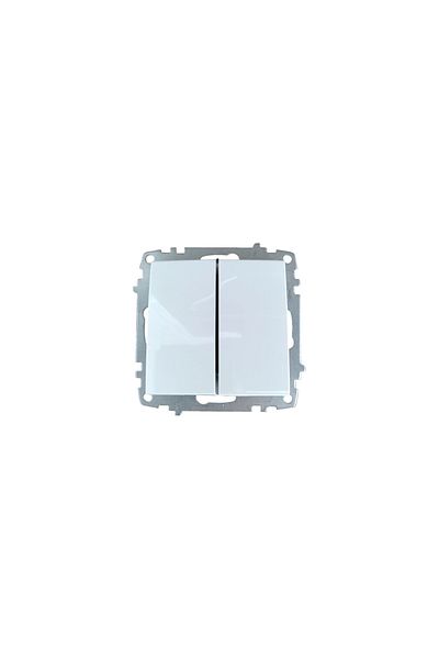 ELBİ Elbi Zena White Commutator Switch Frameless