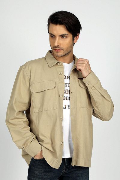 Lee Cooper Мъжко тъкано яке Newkar бежово