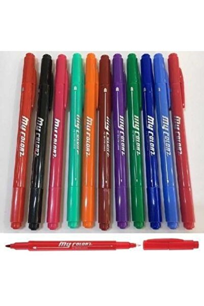 Dong-A Keçeli Boya Kalemi My Color 2 Çift Taraflı 10 Lu Set