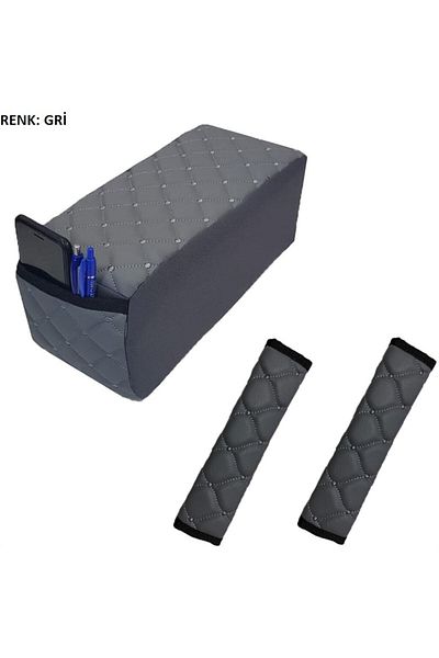 caraks Aveo Gray Safety Belt - Armrest Comfort, Hb After 2012
