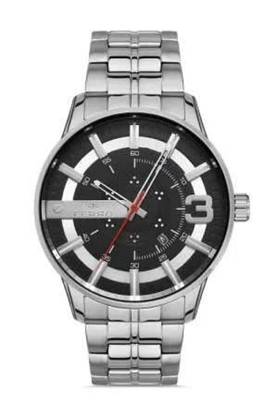 Tesbihane Ferro Silver Color Steel Cord Men's Wrist Watch Th-f11200a-a2