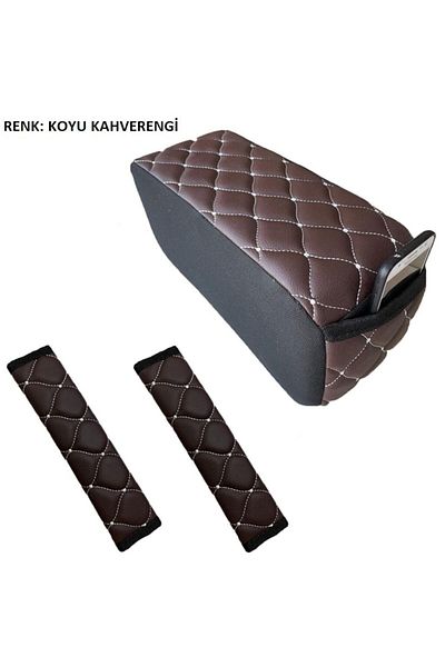 caraks Getz Safety Belt - Comfortable and Armrest, Brown From 2002-2011