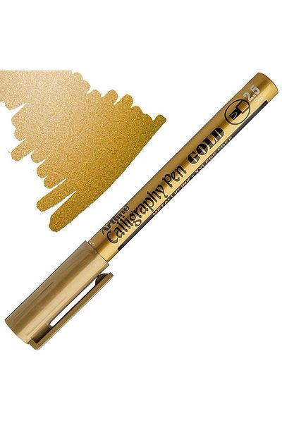 artline 993xf Gold Calligraphy Metallic Marker
