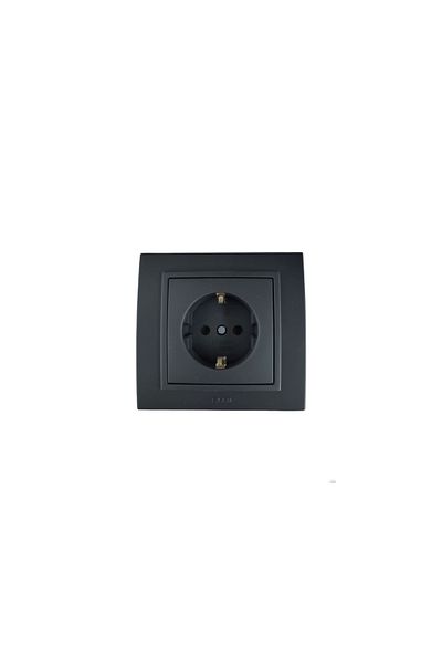 ELBİ Elbi Zena Black Grounded Socket