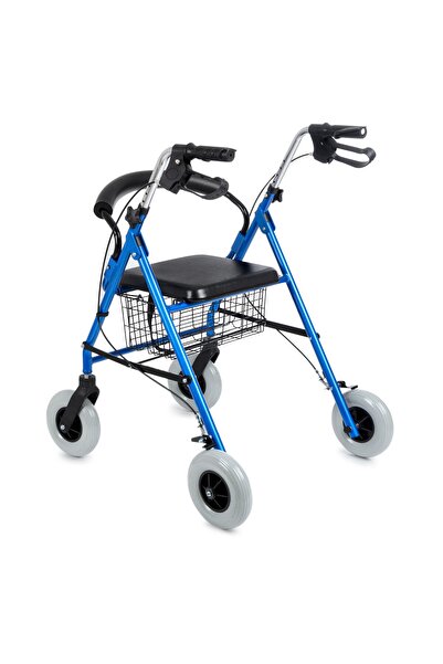 Comfort Plus Rolatör KALIN Tekerlekli Yürüteç Hasta Yaşlı Yürüteçi Oturaklı 4...