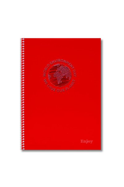 SİM Sim Enjoy A4 72 lista plastična korica spiralna sveska Prugasto