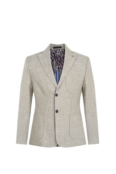 ACTUAL Slim Fit Blazer Single Jacket 7145-4 Cream