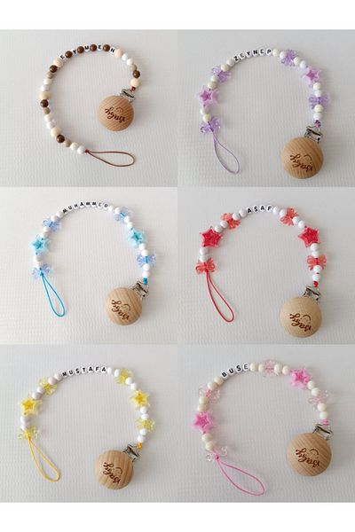 Bebekmağazam Yellow Baby Pacifier Strap